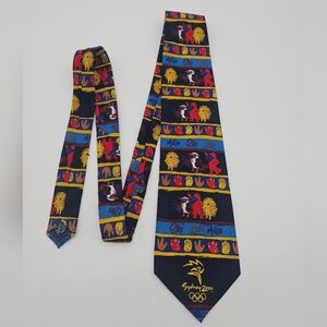 Sydney 2000 Olympic Tie - Blue and Red